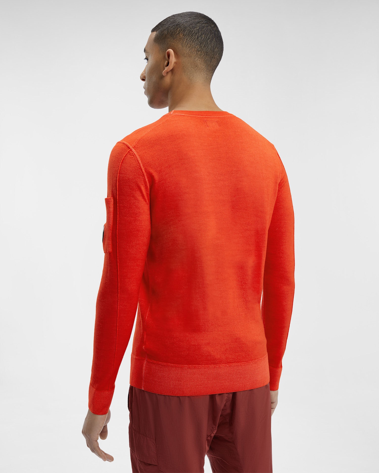 Merino Wool Plain Jumper - 3