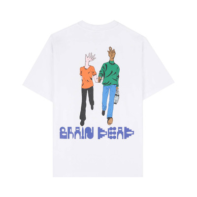 BRAIN DEAD Brain Dead Handheld T-Shirt 'White' outlook