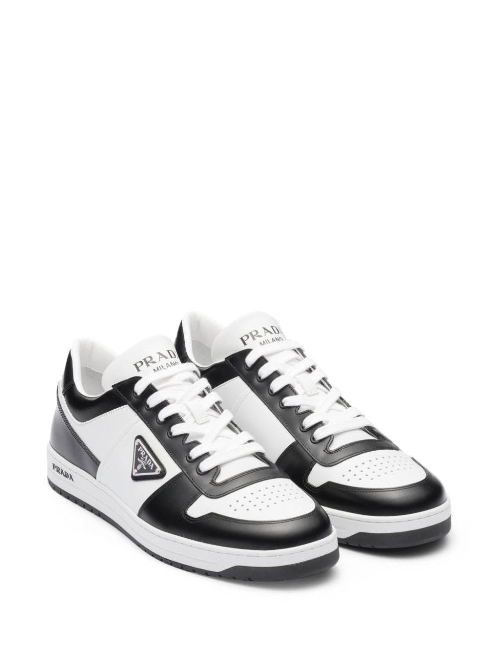 Prada Men Two-Tone Downtown Sneakers - 2