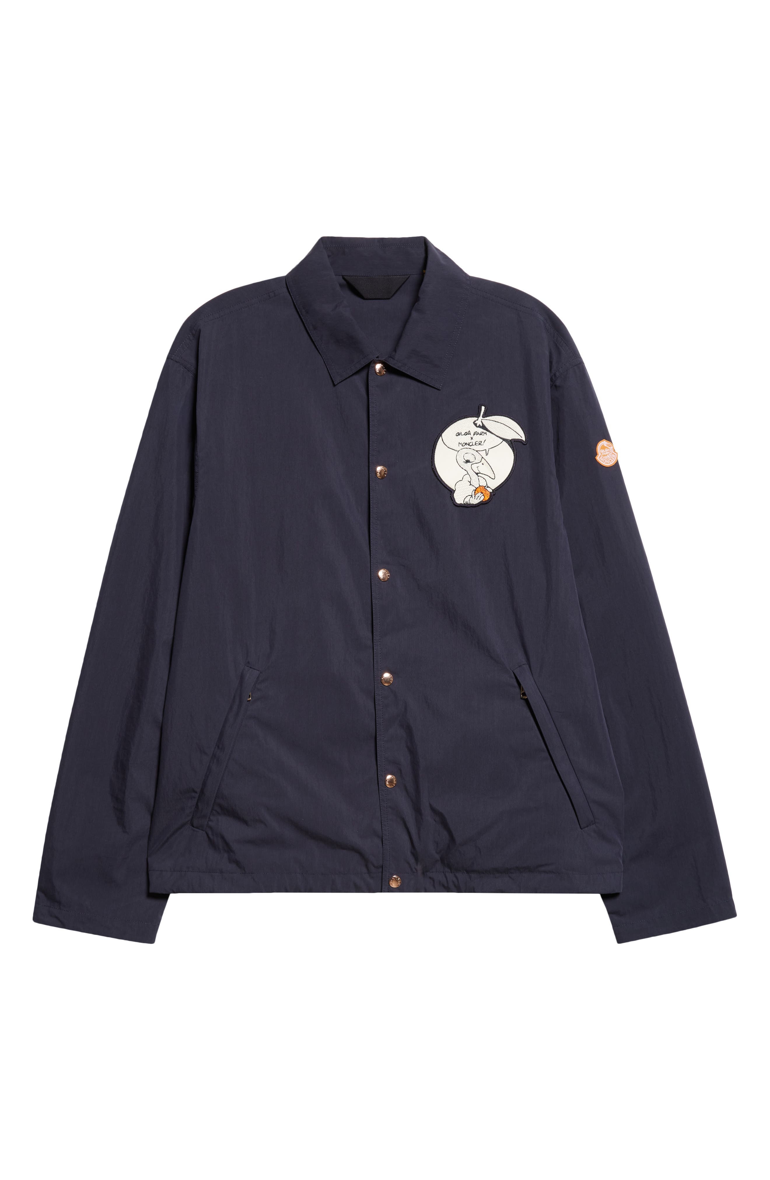 Moncler x Gilga Farm by Donald Glover Satsuma Canvas Jacket in Navy at Nordstrom - 6