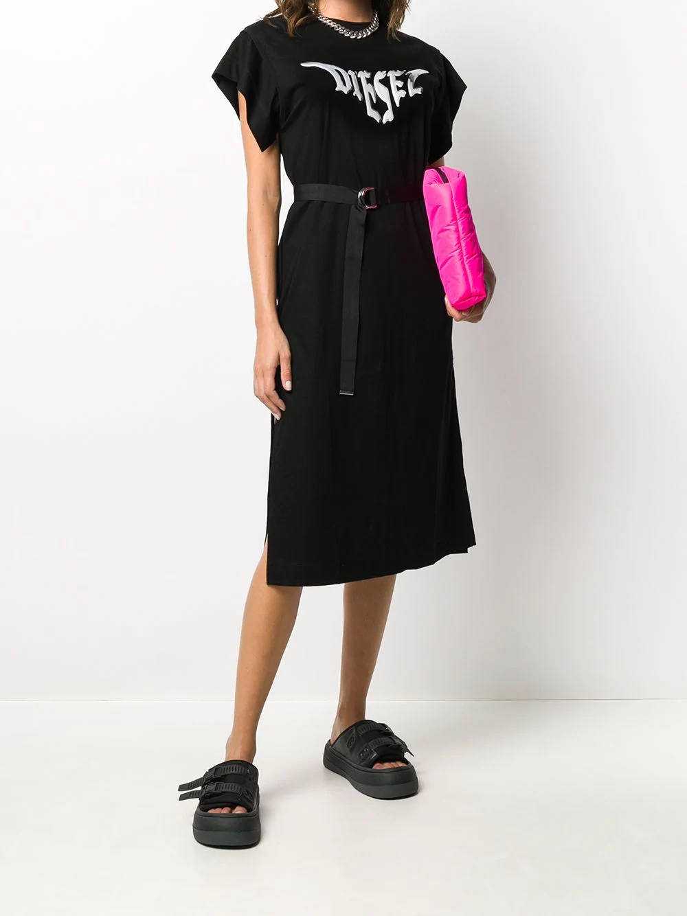 logo T-shirt dress - 2