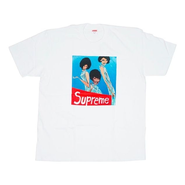 Supreme FW18 Group Tee White Printing Short Sleeve Unisex SUP-FW18-429 - 1