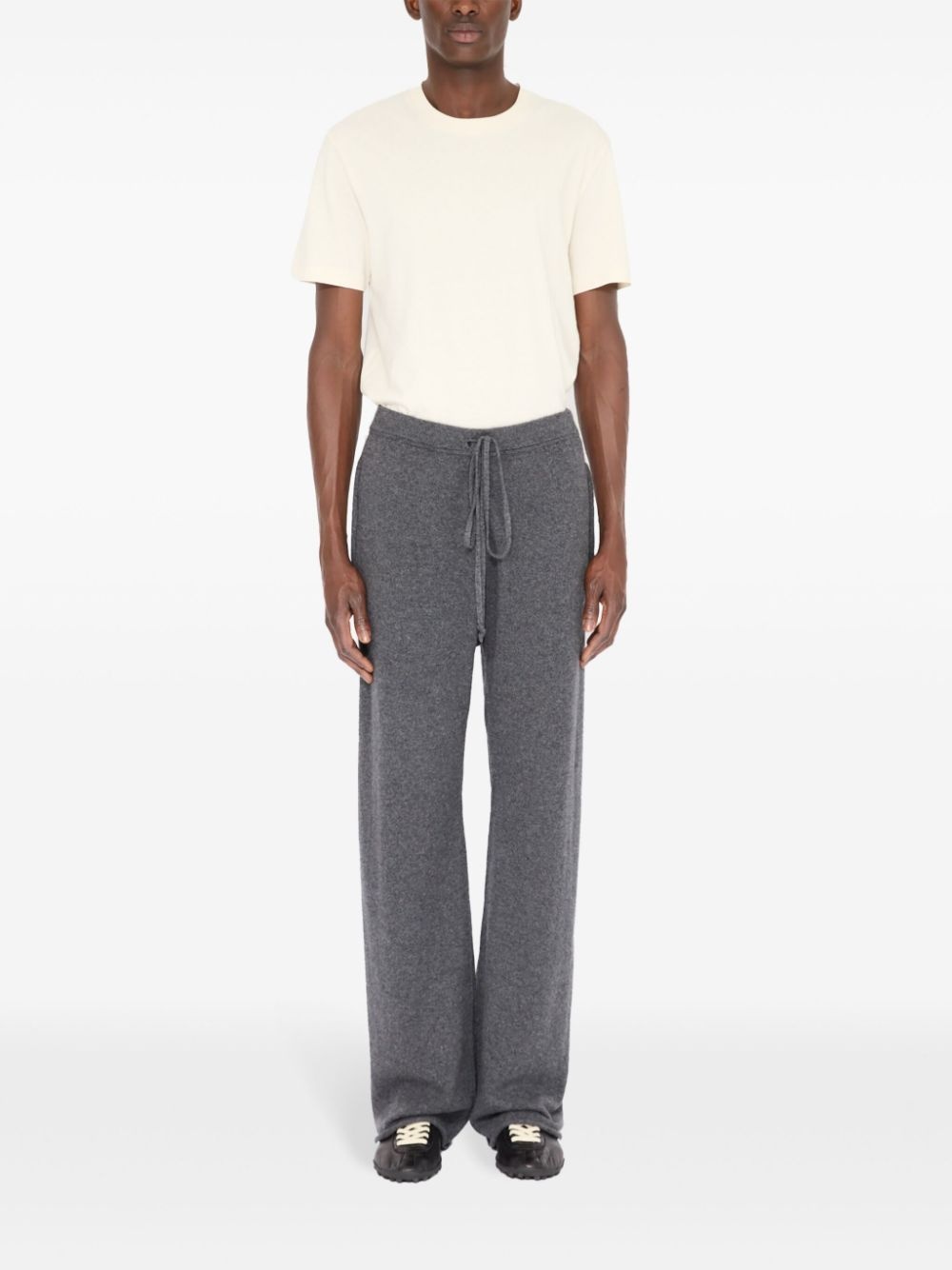wool-cashmere track pants - 2