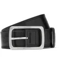 4.5cm Black Leather Belt - 7