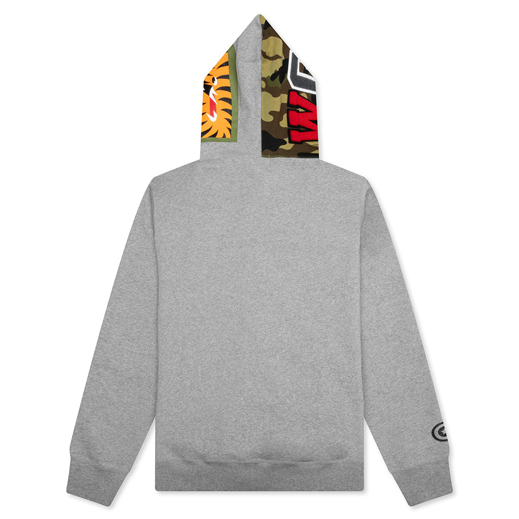 1ST SHARK FULL ZIP HOODIE - GRAY - 2