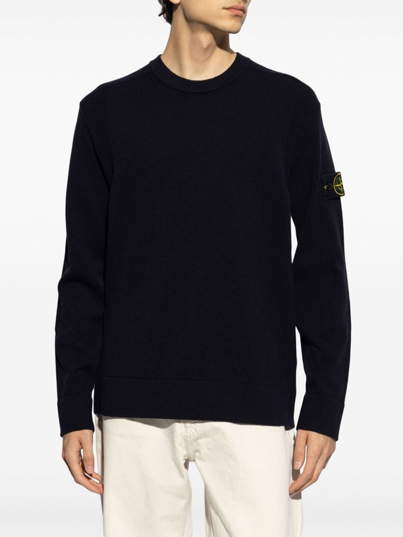 Compass-motif wool sweatshirt 3