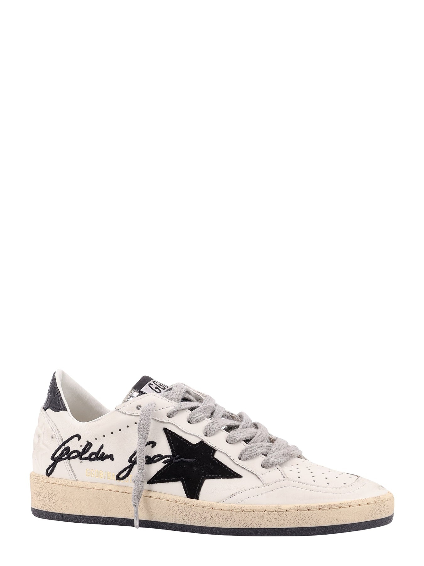 Leather sneakers with Star suede detail - 2