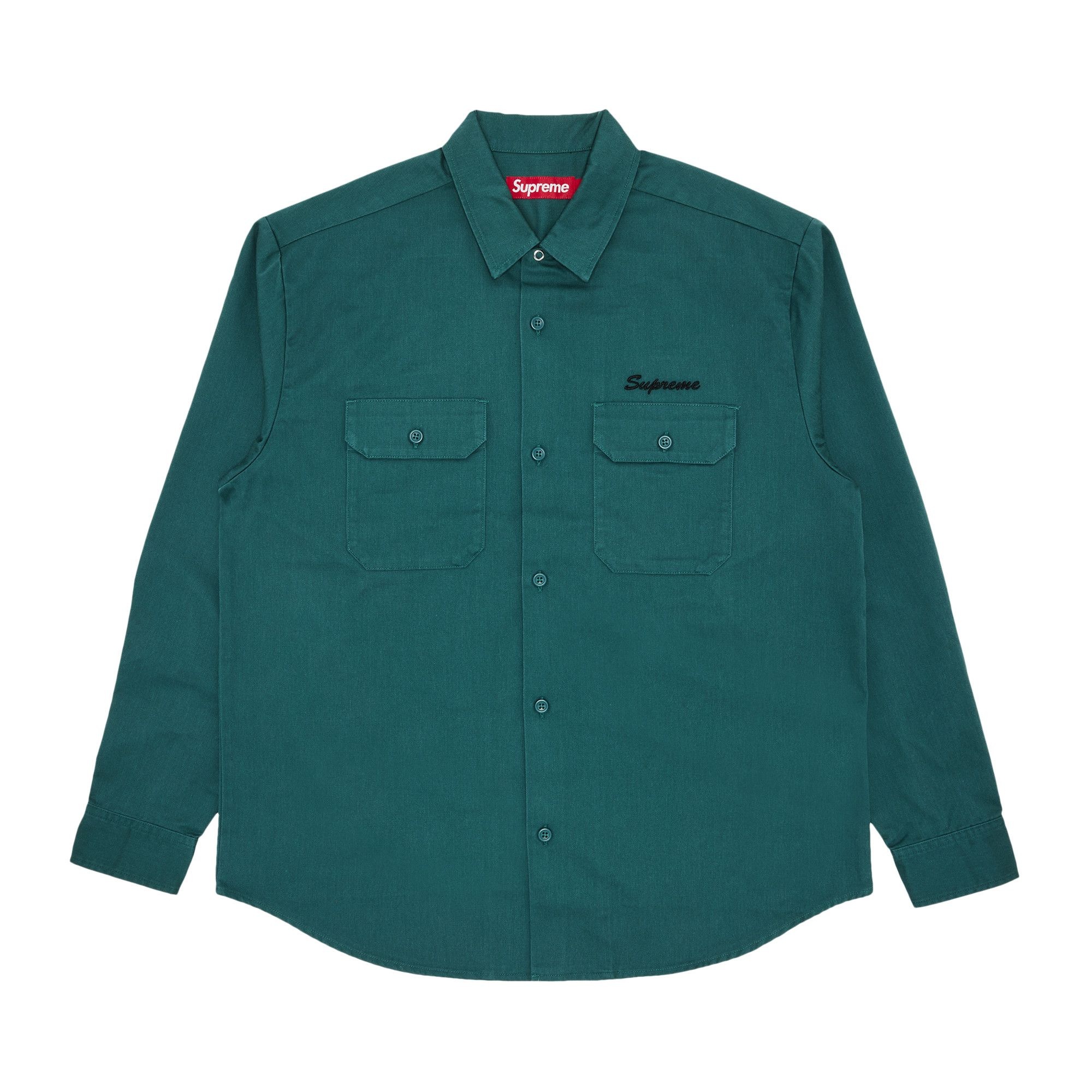 Supreme Our Lady Work Shirt 'Work Green' - 1