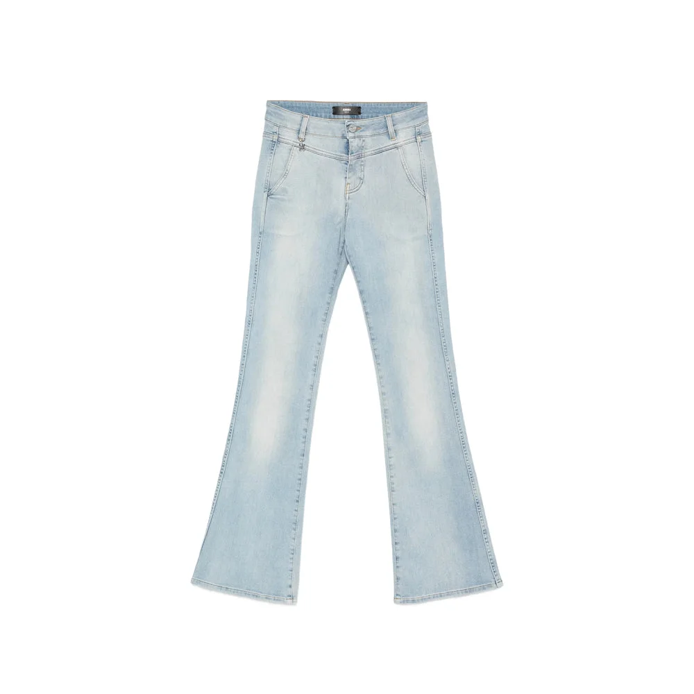 Amiri Blue Denim - Flared Jeans Women - 1
