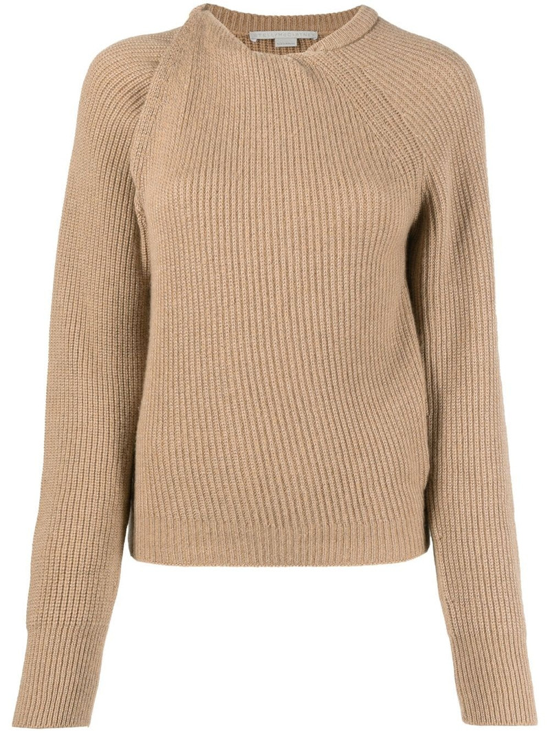 knot-detail knitted jumper 1