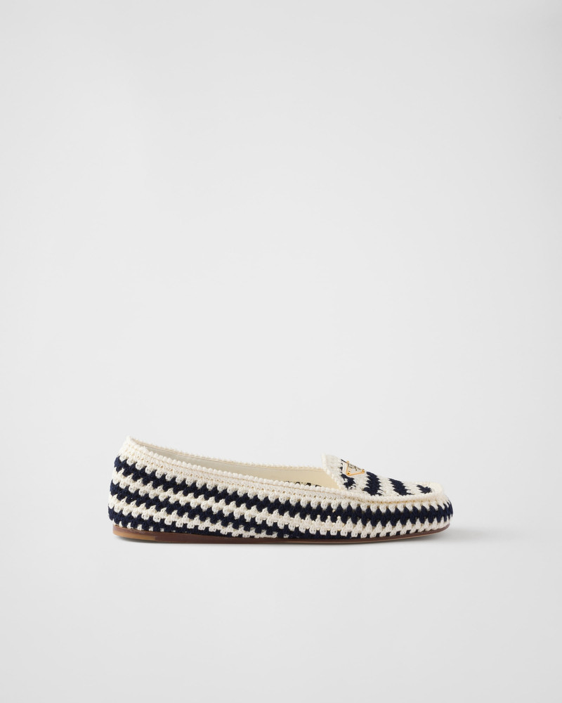 Prada Crochet loafers outlook