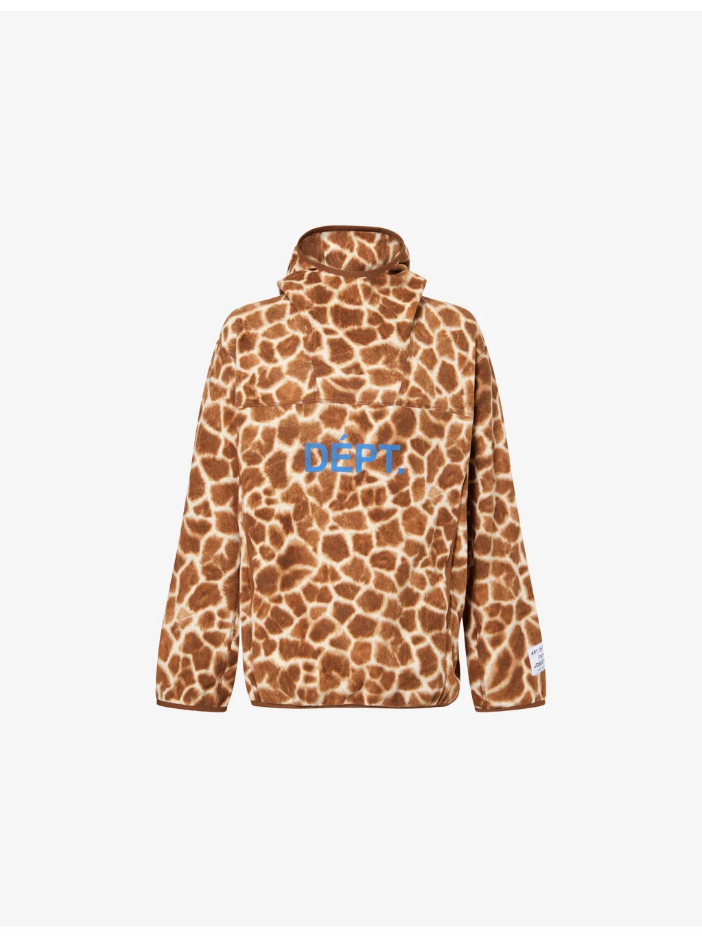 Graphic-Pattern Trail Fleece Hoodie - 1