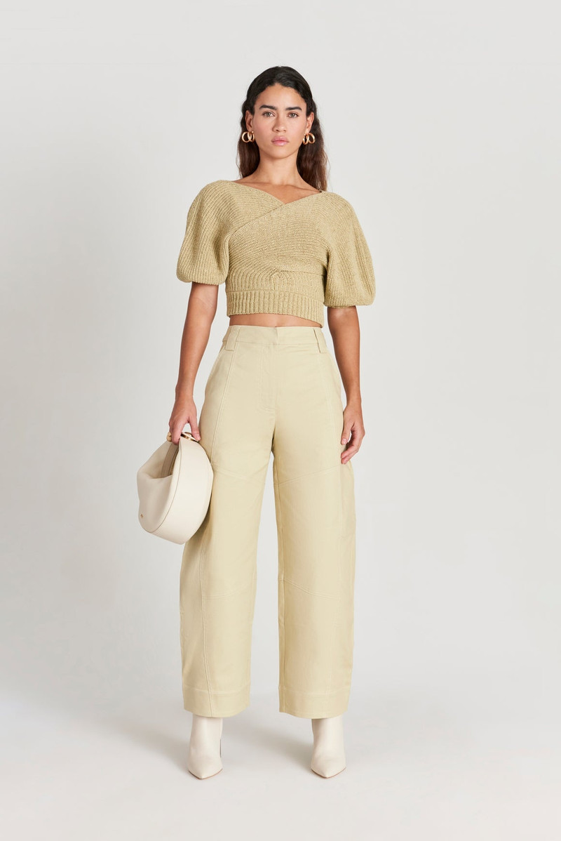 Cult Gaia SHELLY KNIT SWEATER outlook