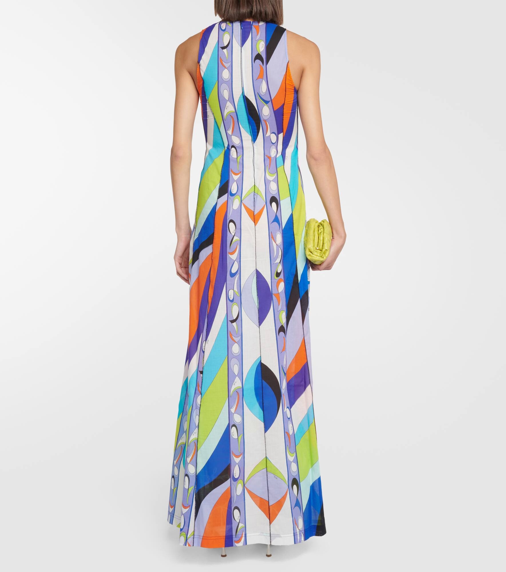 Printed cotton maxi dress - 3