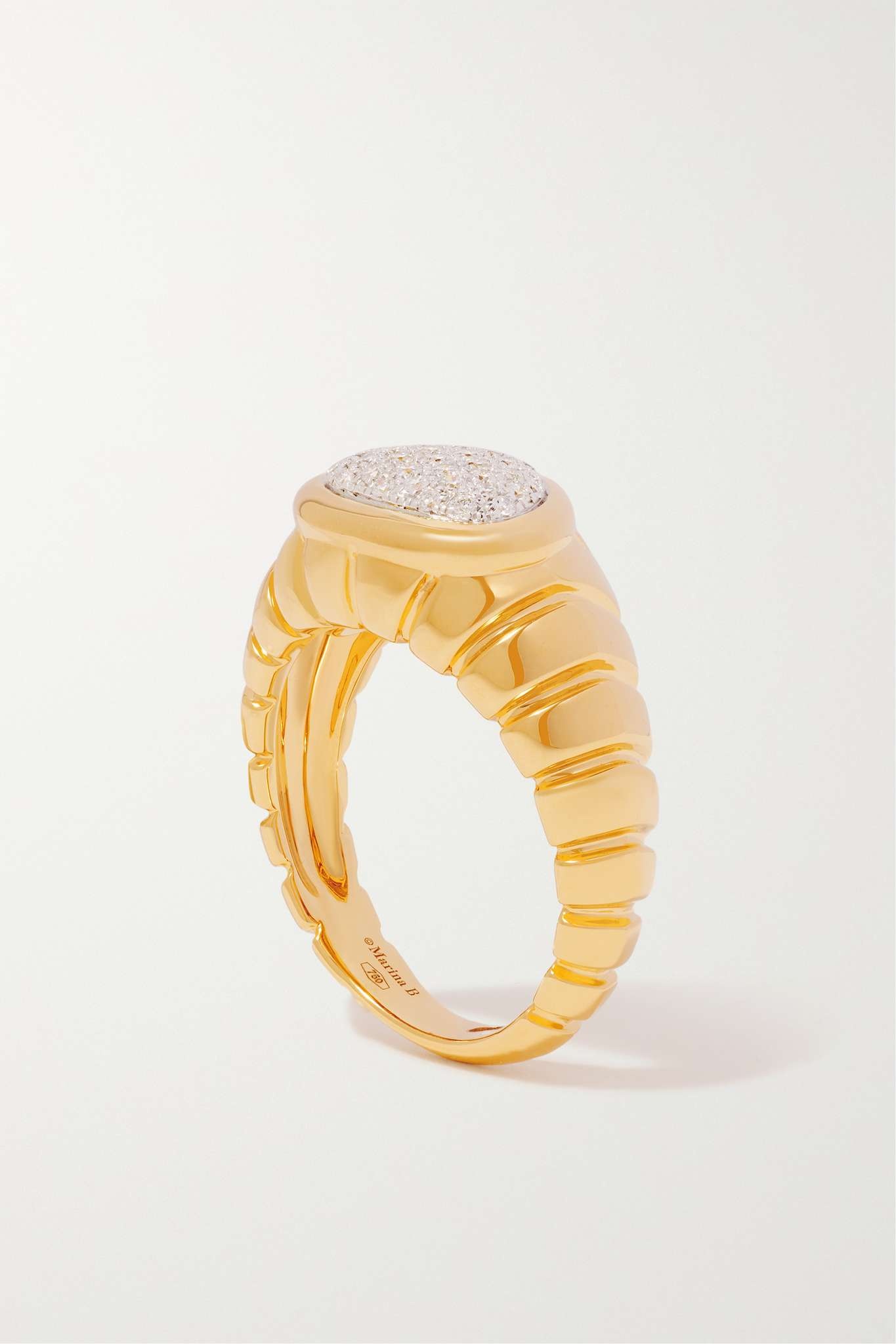 Timo 18-karat gold diamond ring - 5