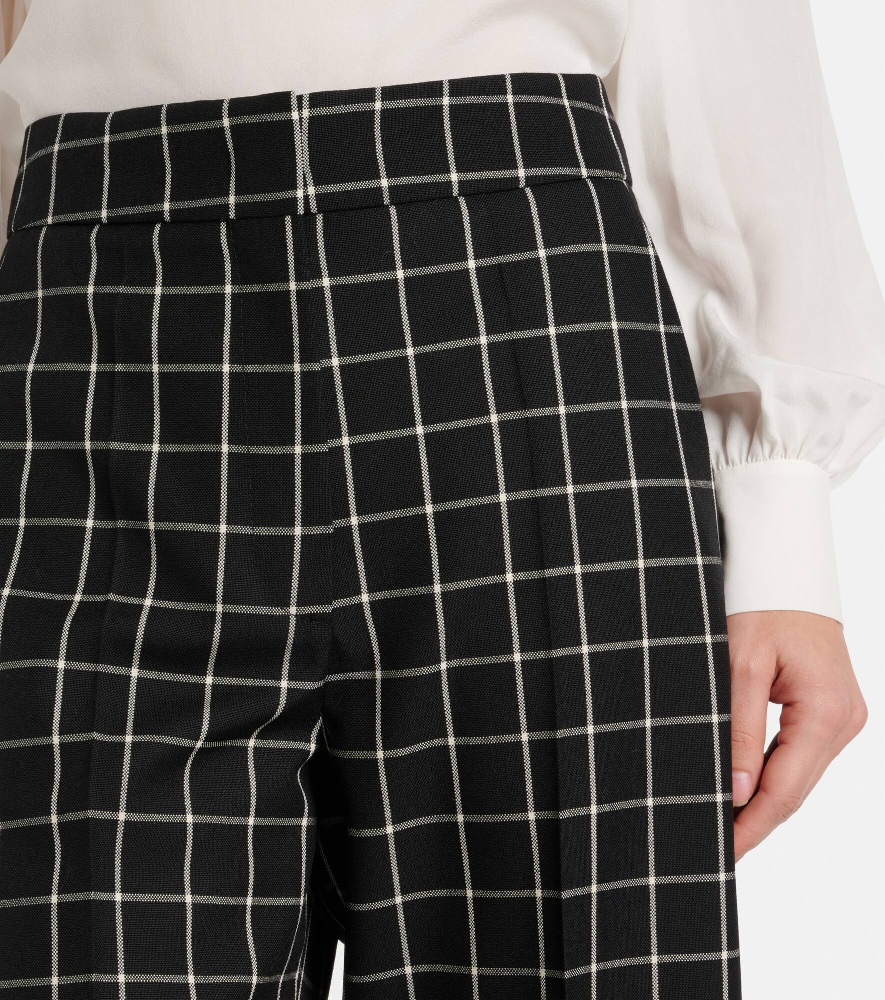 Mossi virgin wool wide-leg pants - 4