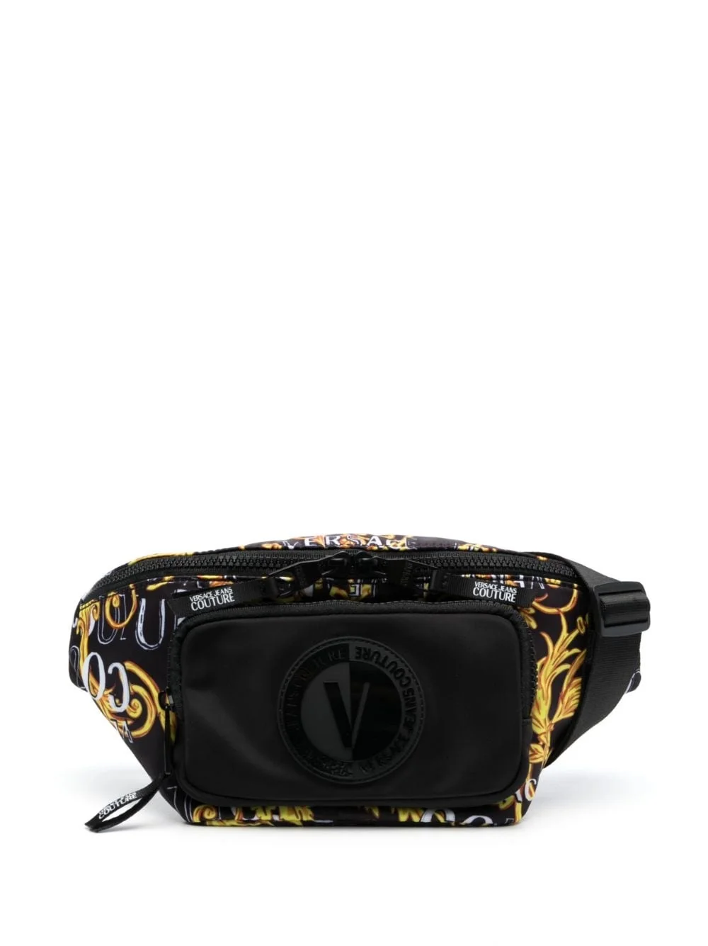 Logo Lock Barocco-print belt bag - 1