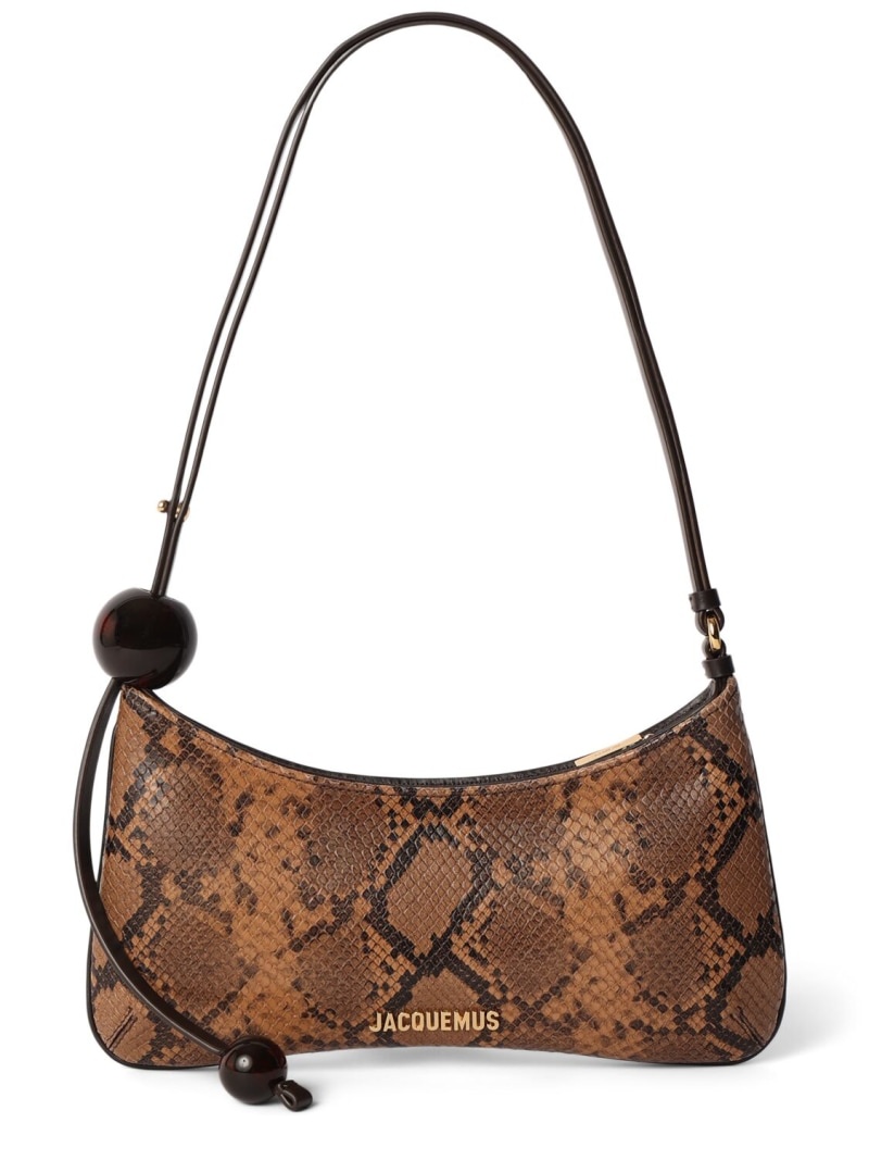 Le Bisou Perle embossed leather bag - 1