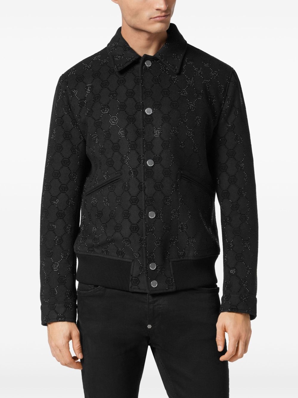 Monogram bomber jacket - 3