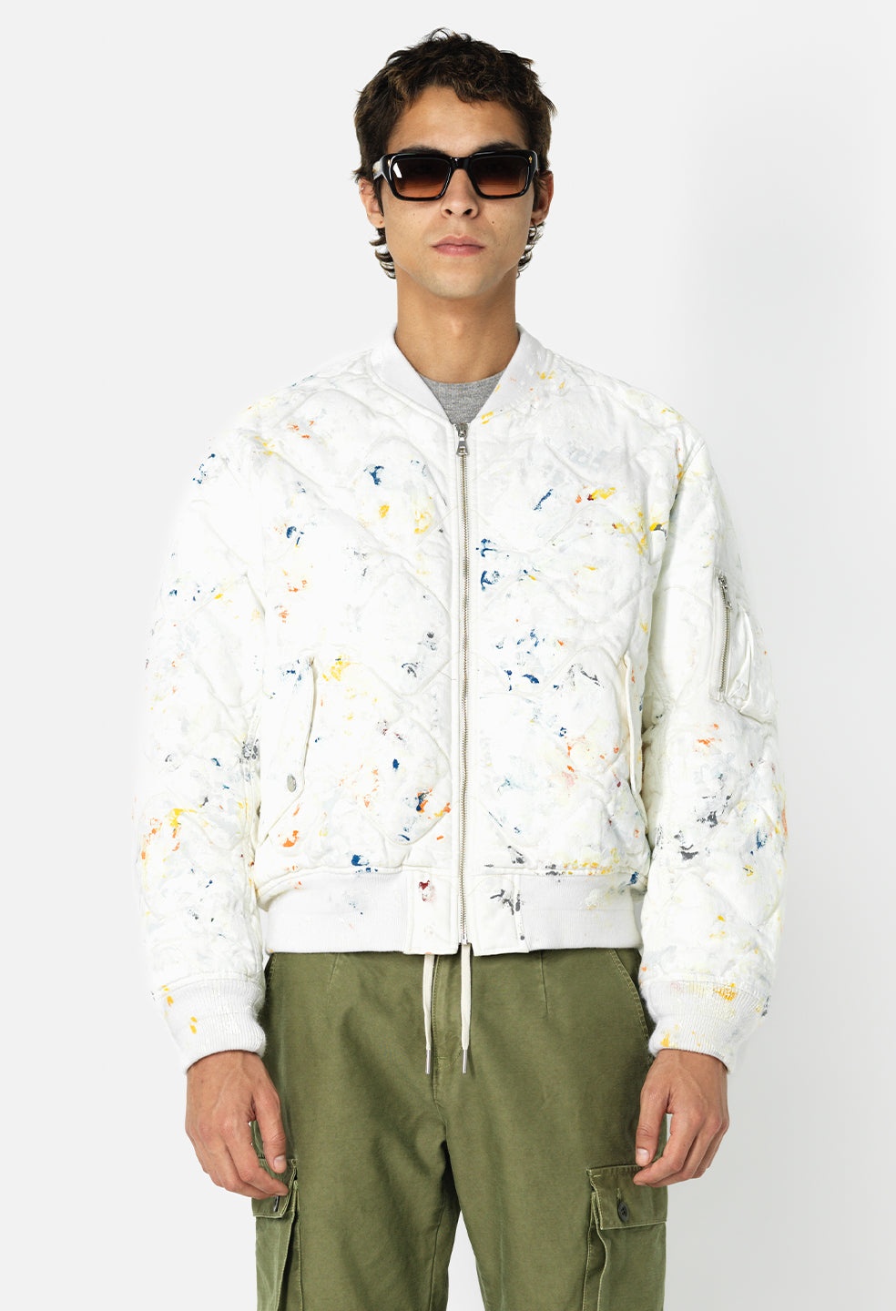 QUILTED BOMBER JACKET - 2