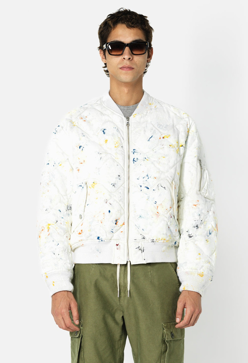 QUILTED BOMBER JACKET 2