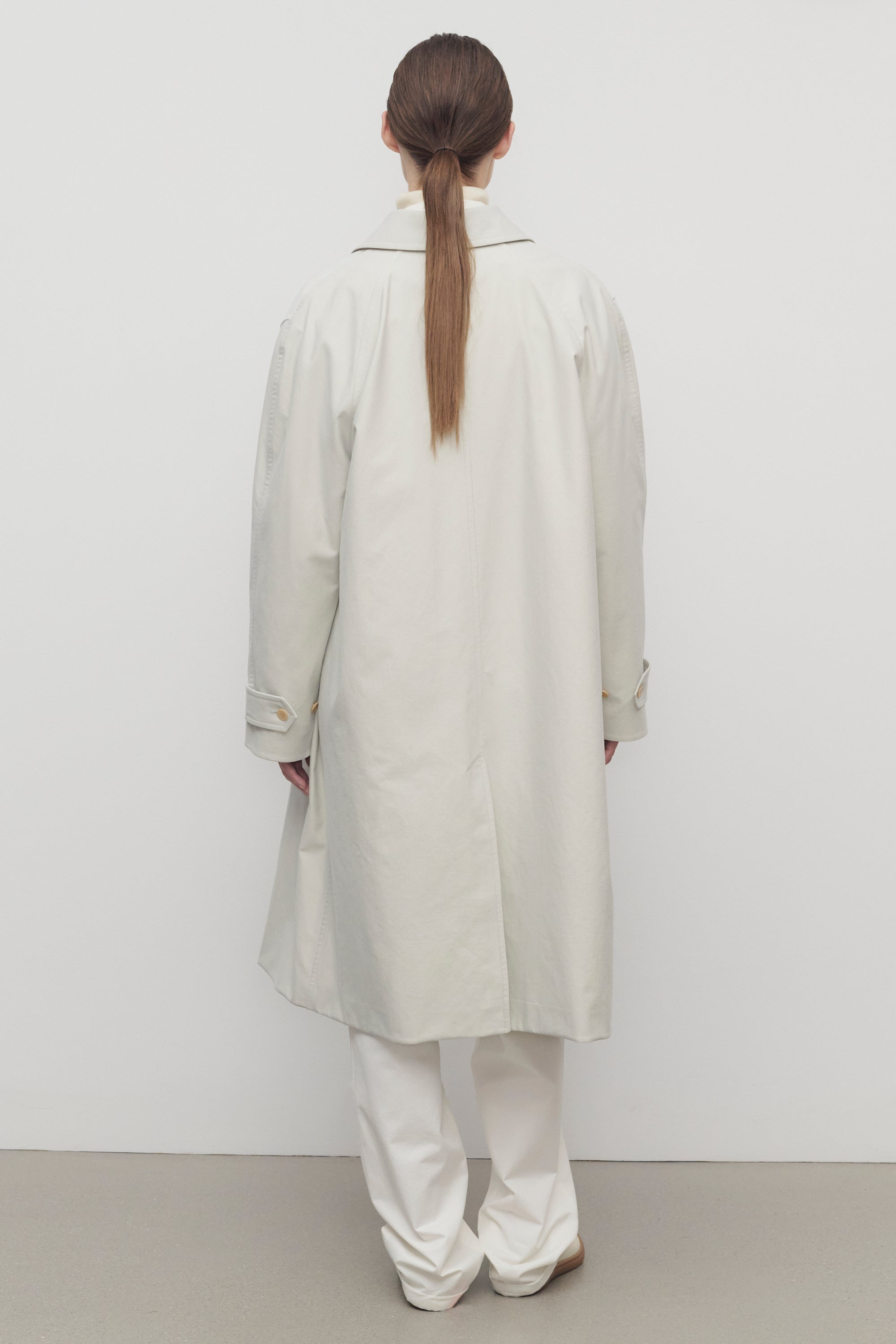 Pluma Coat in Cotton and Cashmere - 5