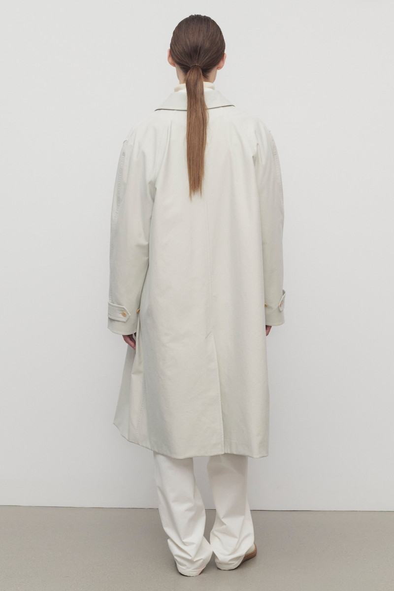 Pluma Coat in Cotton and Cashmere 5