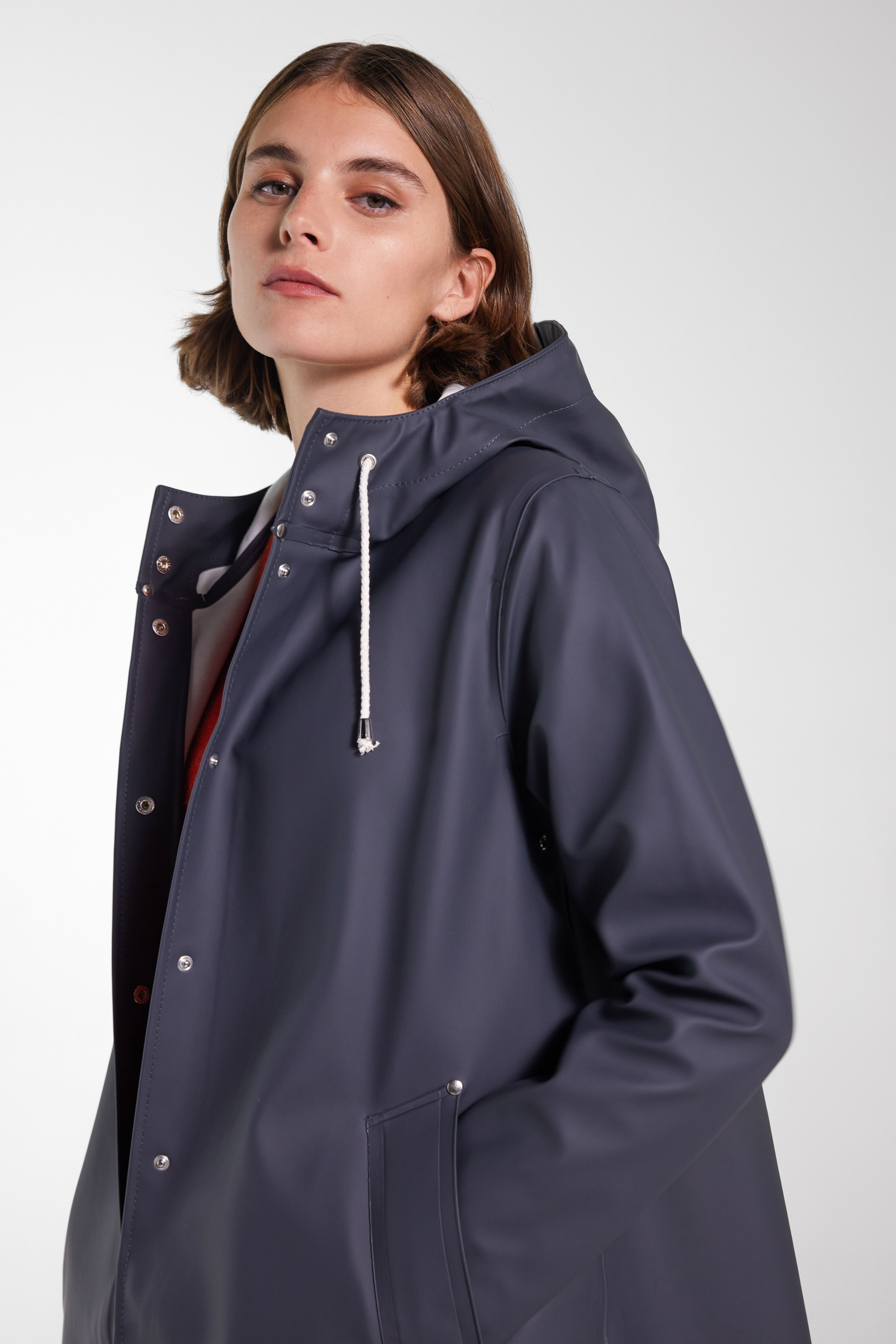 Mosebacke Raincoat Charcoal - 4