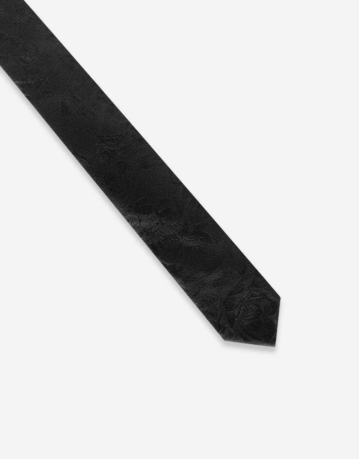 6 cm tie-design silk jacquard blade tie - 3