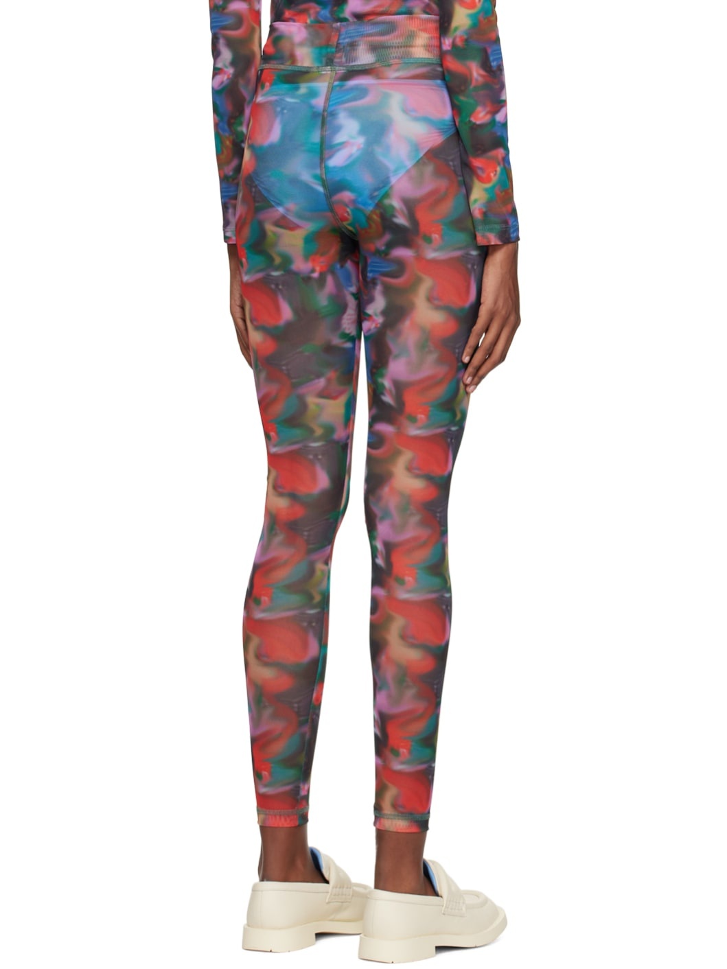 Multicolor Print Leggings - 3