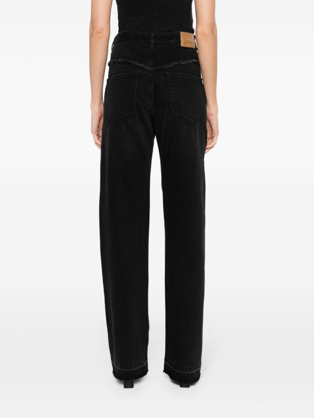 Noemie mid-rise straight-leg jeans - 4