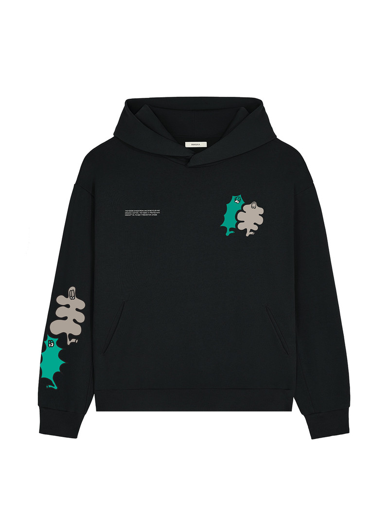 Womens Pangaia x Gasius Hoodie - Black 1