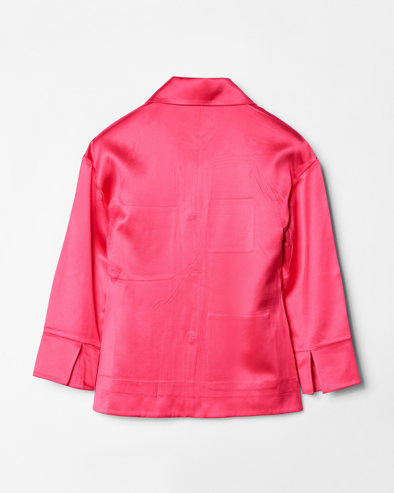 FLAT CHORE JACKET IN SATIN 3
