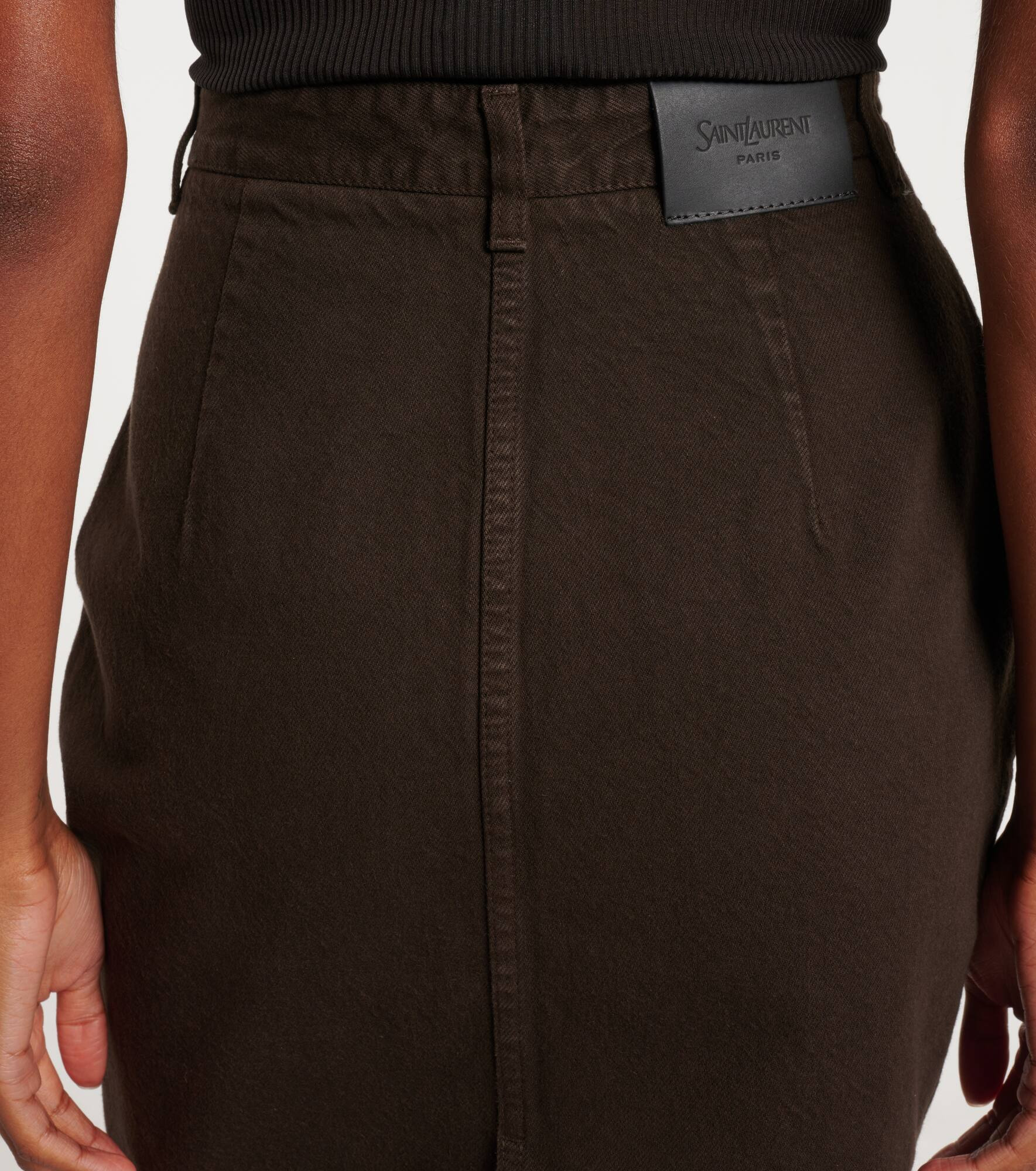 Cotton pencil skirt - 5