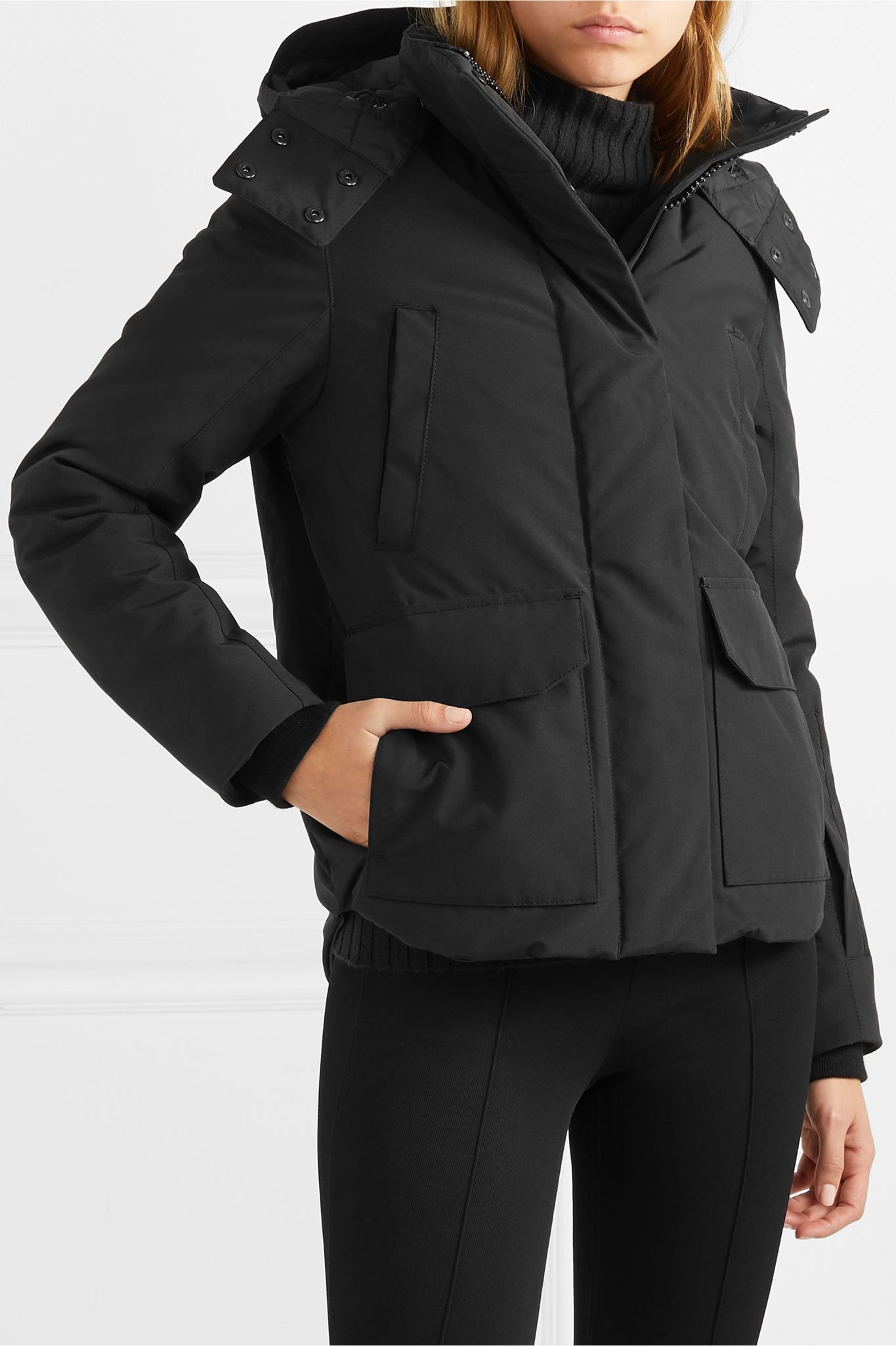 Blakely hooded shell down jacket - 3