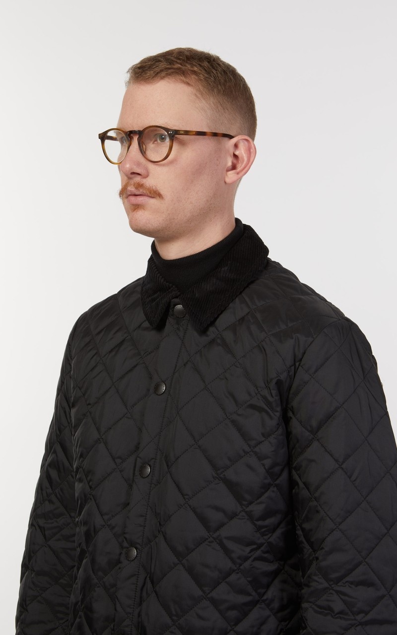 QUILTED JACKET HERITAGE LIDDESDALE BLACK - 8