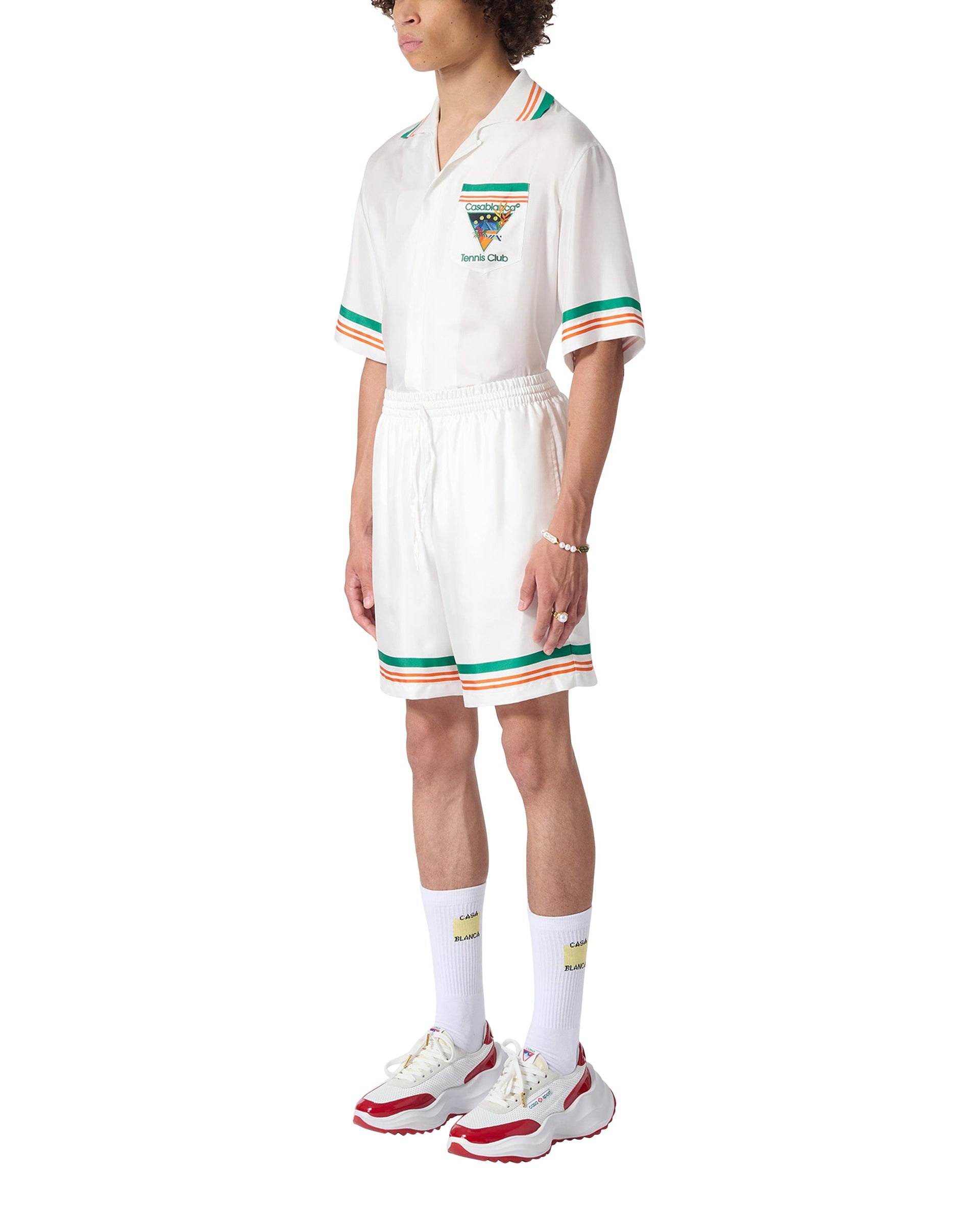 Tennis Club Icon Silk Shorts - 4