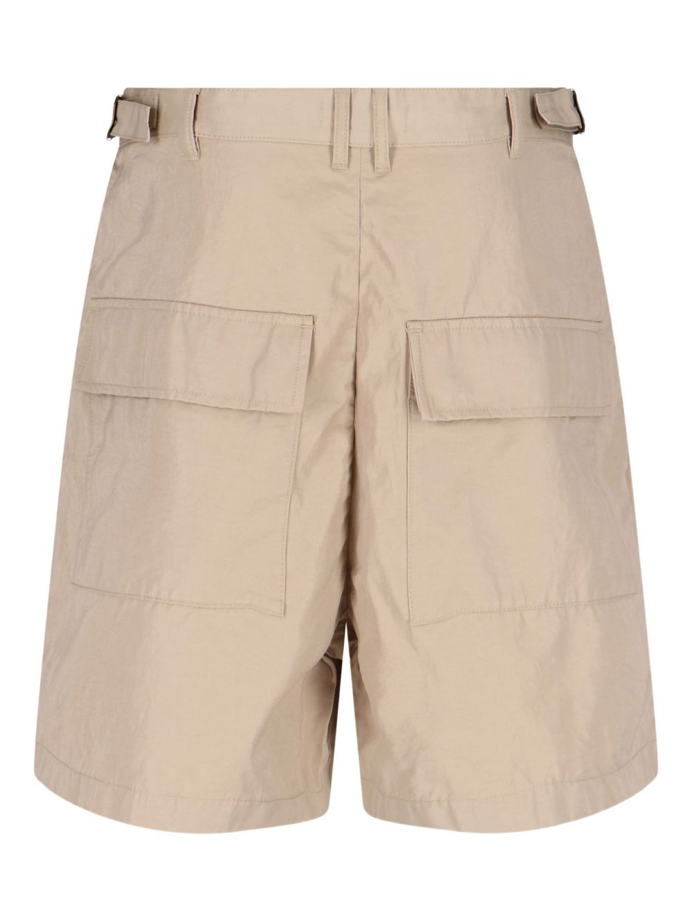 pleated cargo shorts - 2