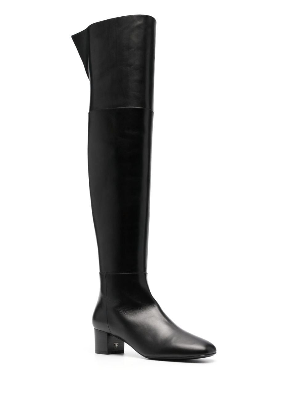 knee-high 60mm leather boots - 2