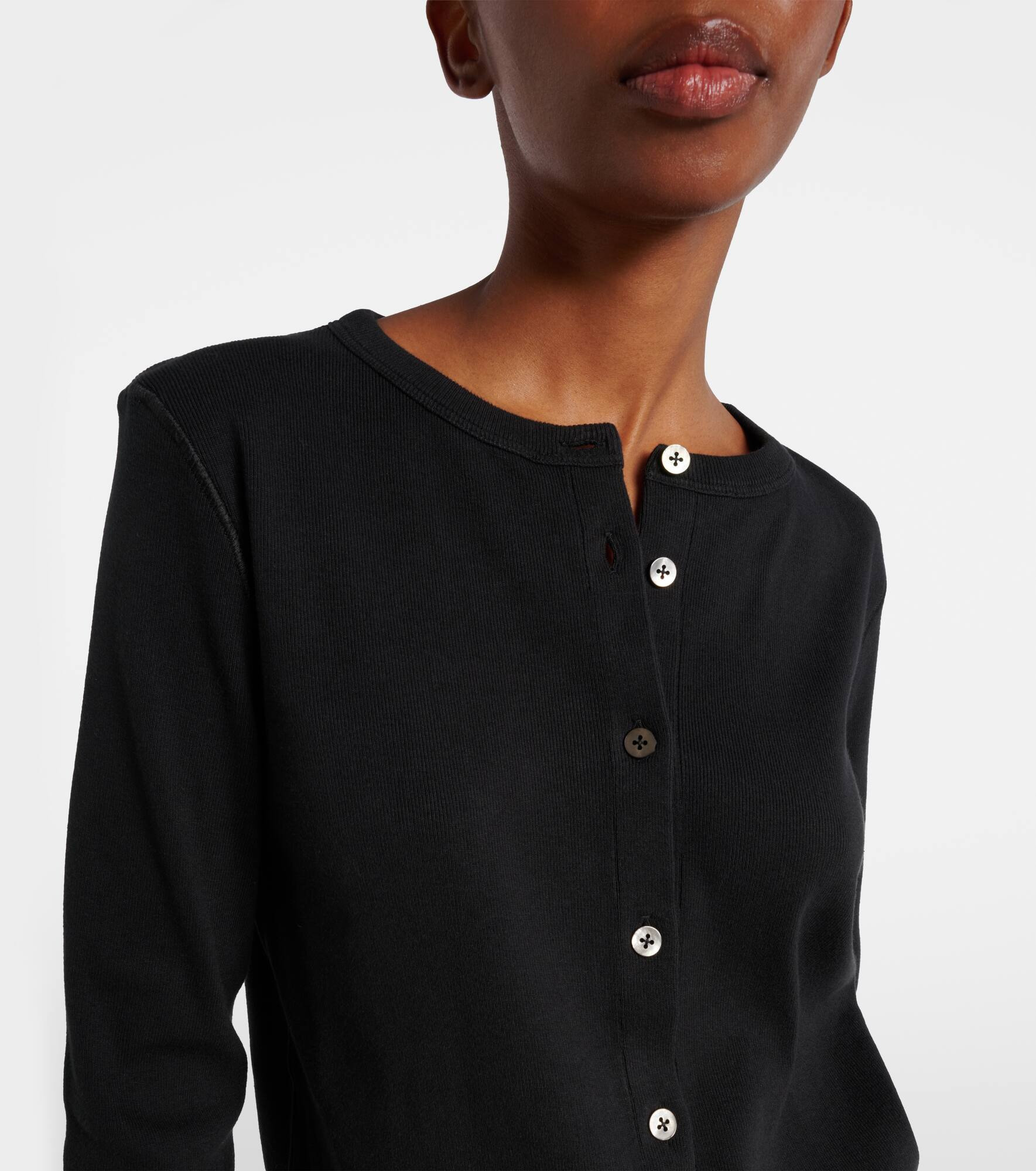 Gretas knitted cotton cardigan - 4