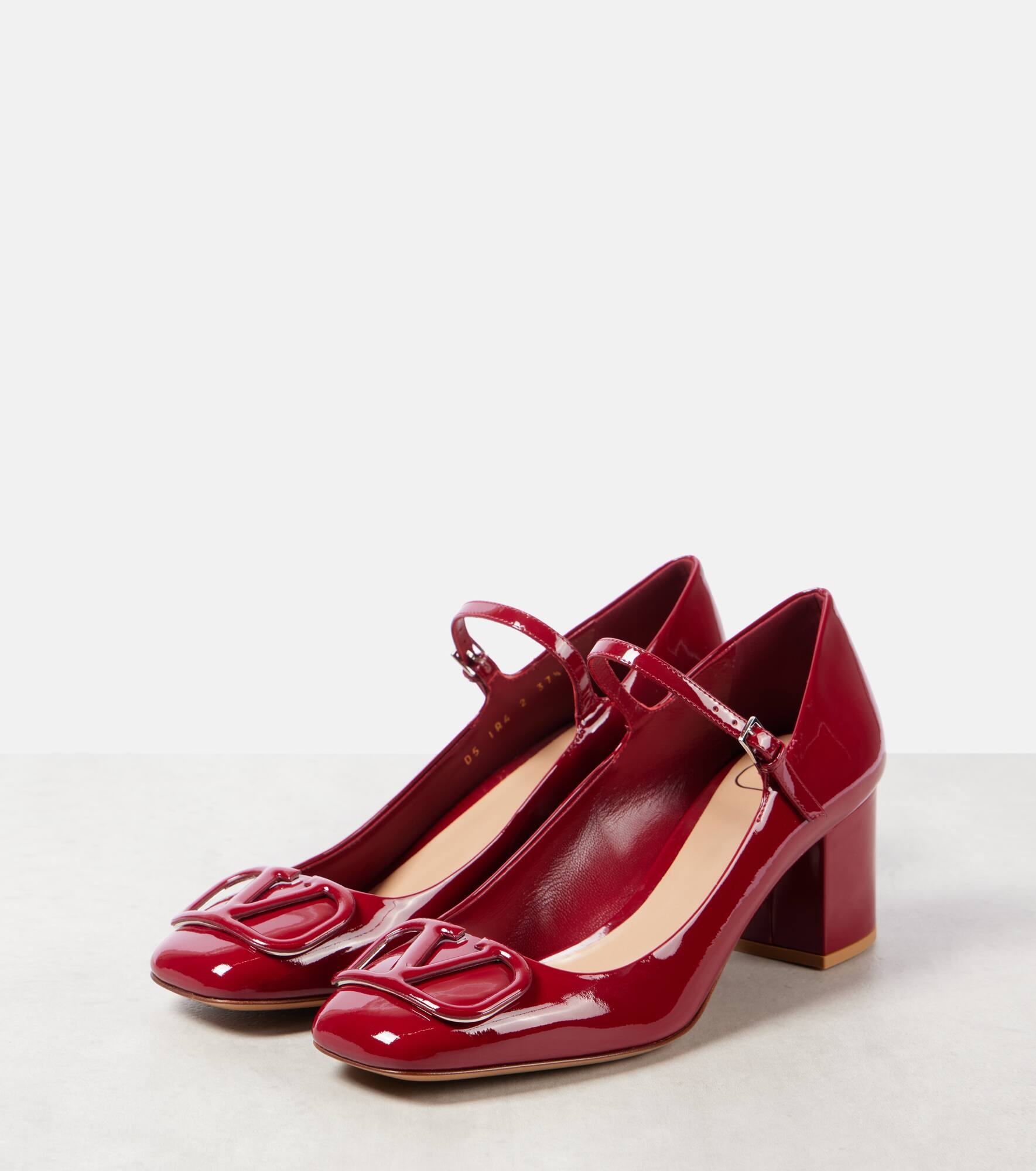 VLogo Signature 60 leather Mary Jane pumps - 5