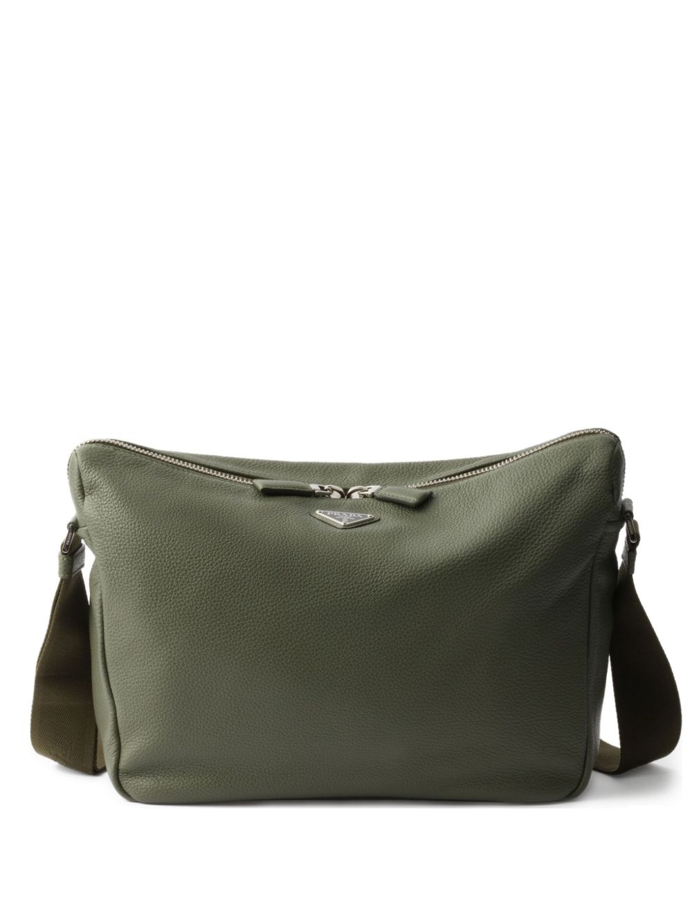 medium textured shoulder bag - 1