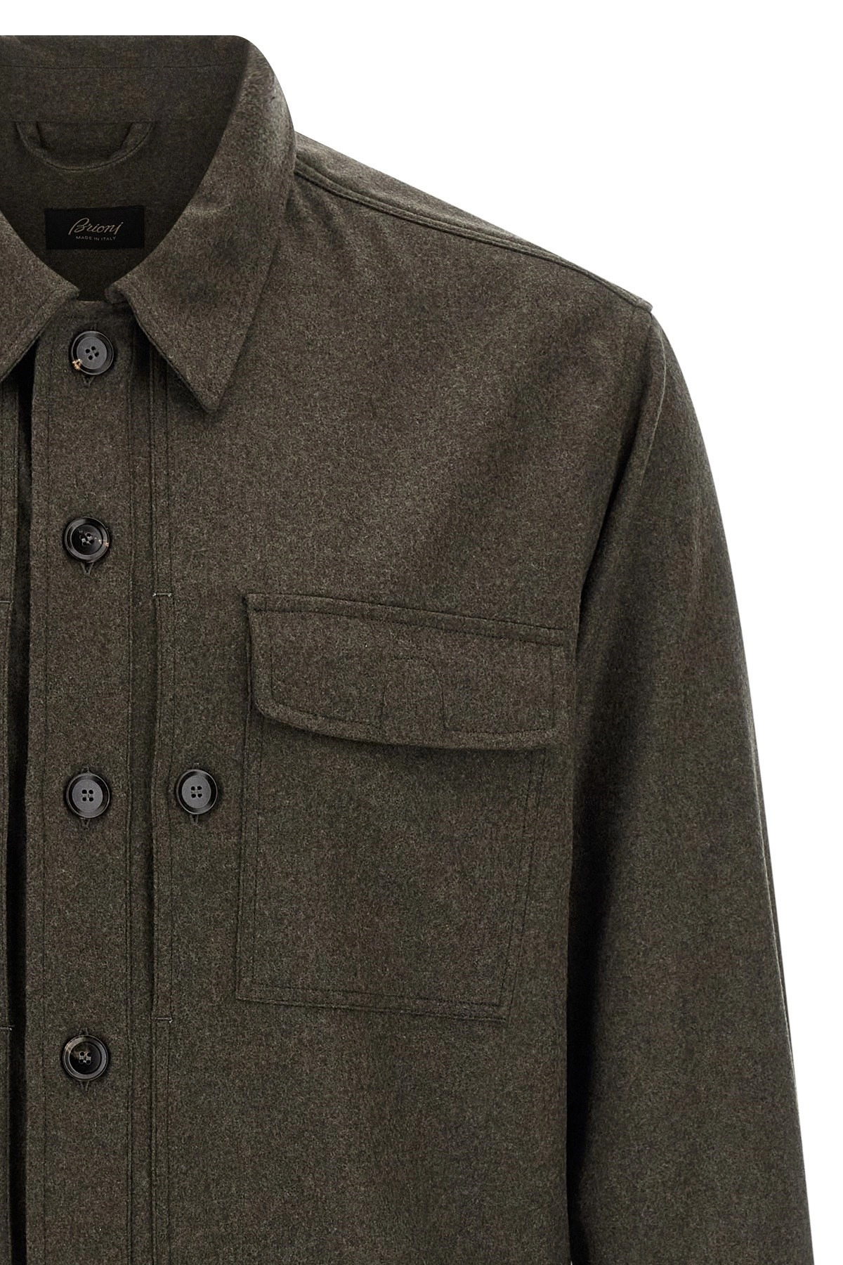 Wool cloth overshirt - 3