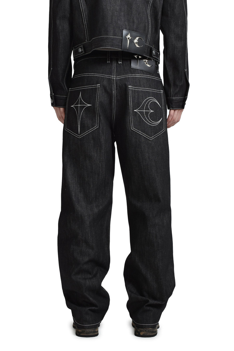 Thug Club LAND WARFARE DENIM PANTS / BLK outlook