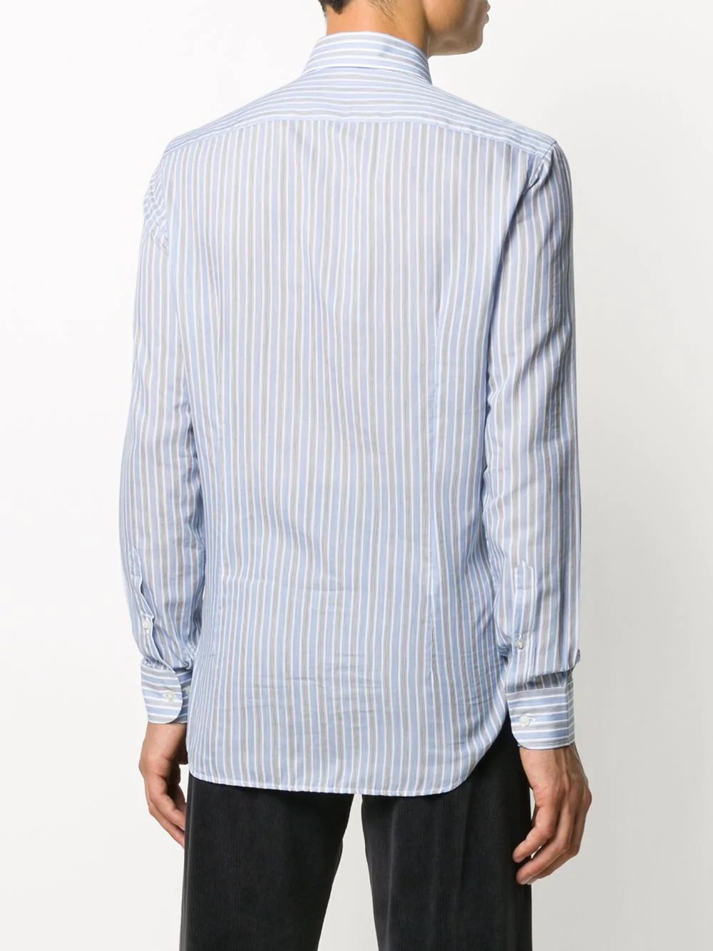 striped logo shirt - 4