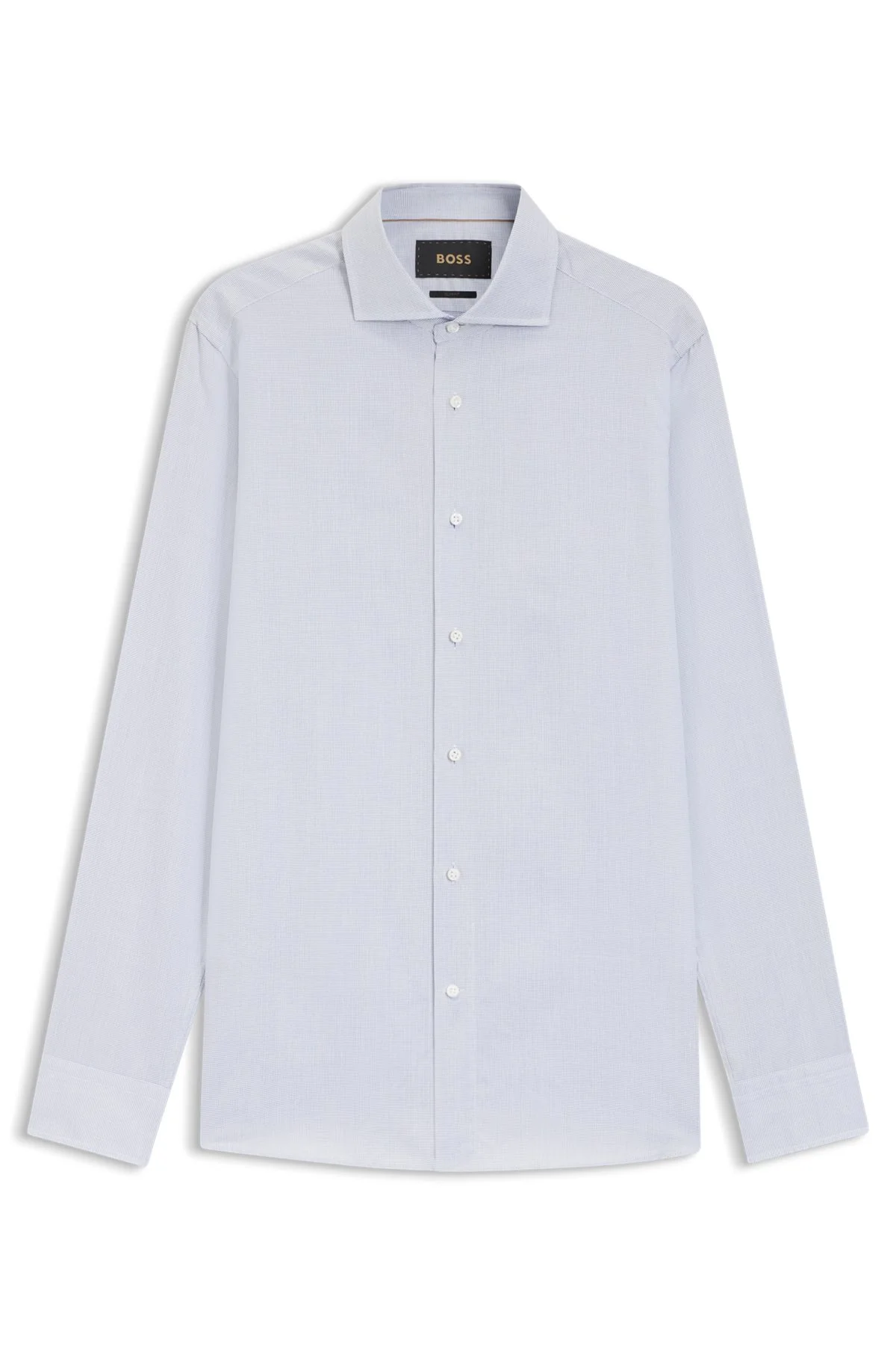 SLIM-FIT SHIRT IN ITALIAN-MADE COTTON - 1