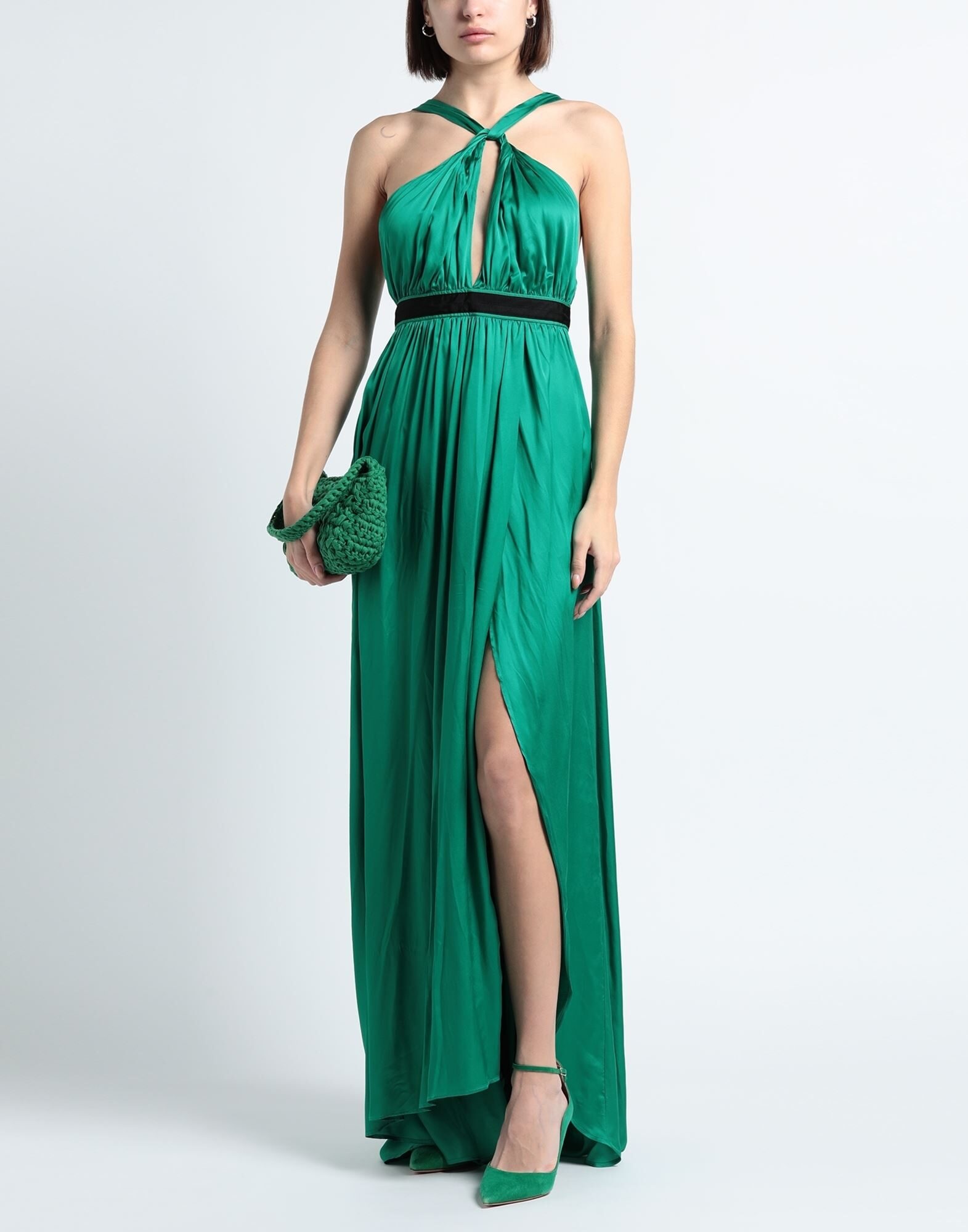 PINKO Green Women's Long Dress | REVERSIBLE