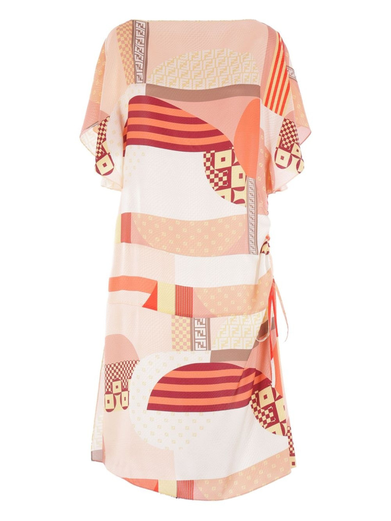 abstract-print mini dress 1
