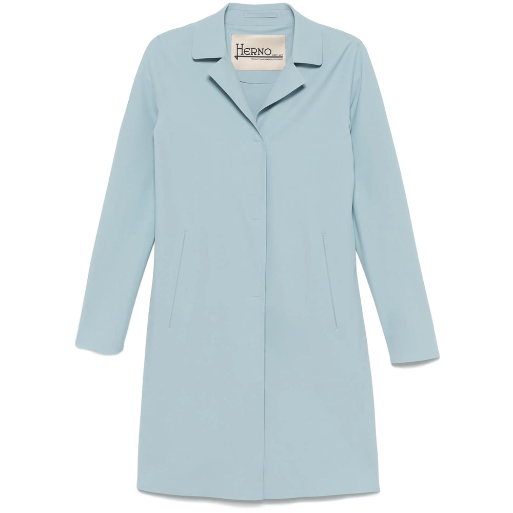 Herno Blue Coats - Single Breasted Coats Women - 1