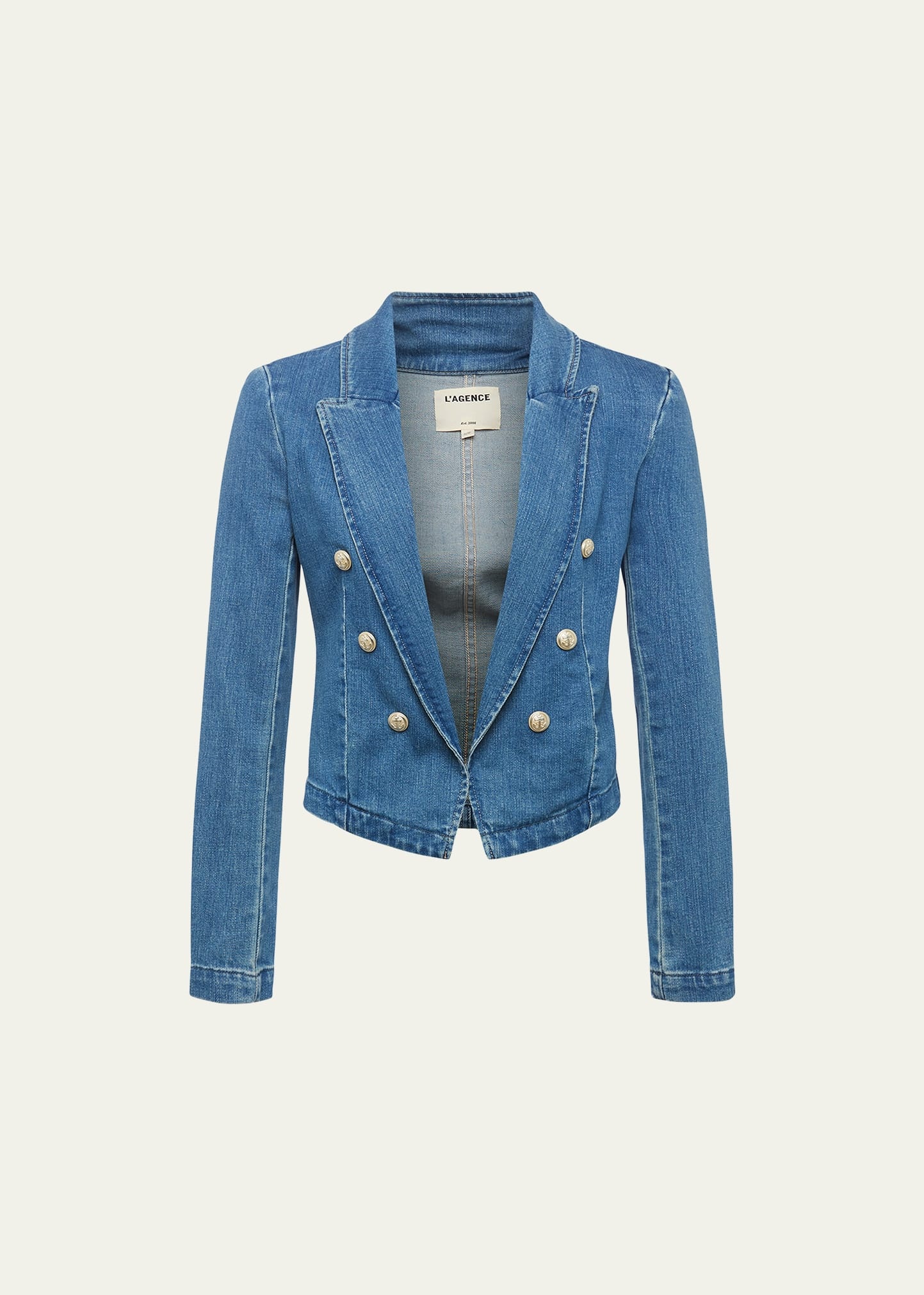 Wayne Cropped Double-Breasted Jacket - 1